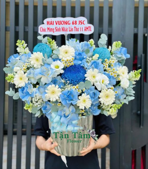 Lẵng hoa tươi Tận Tâm 001
