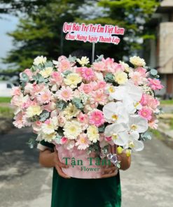 Lẵng hoa tươi Tận Tâm 010