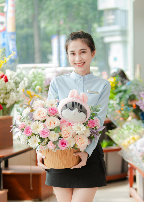 hình ảnh tặng hoa hồng