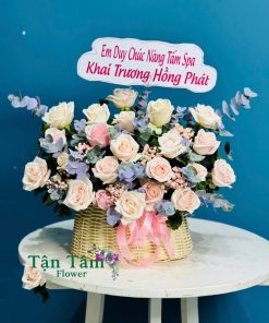 Lẵng hoa tươi Tận Tâm 014