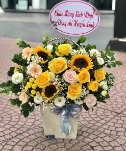 Lẵng hoa tươi Tận Tâm 019