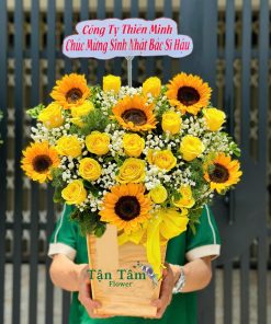 Lẵng hoa tươi Tận Tâm 013