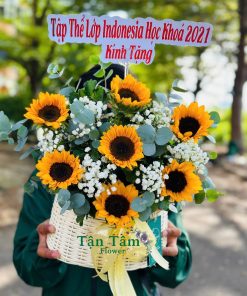 Lẵng hoa tươi Tận Tâm 015