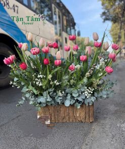 Lẵng hoa tươi Tận Tâm 033