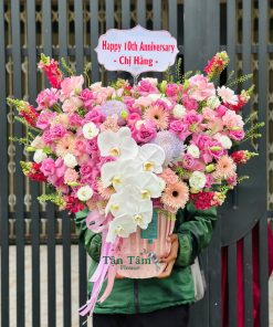 Lẵng hoa tươi Tận Tâm 022