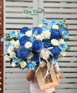 Giỏ hoa tươi Tận Tâm 002