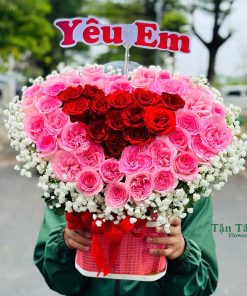 Giỏ hoa tươi Tận Tâm 003
