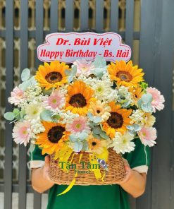 Giỏ hoa tươi Tận Tâm 026