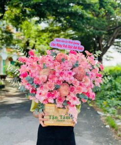 Giỏ hoa tươi Tận Tâm 006