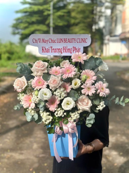 Giỏ hoa tươi Tận Tâm 018