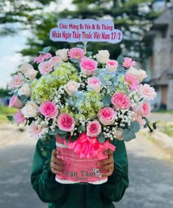 Giỏ hoa tươi Tận Tâm 005