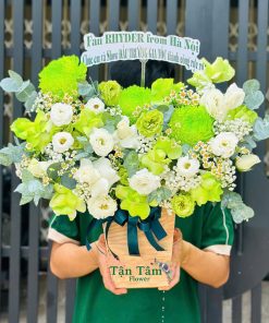 Lẵng hoa tươi Tận Tâm 023