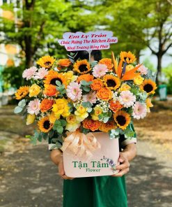 Giỏ hoa tươi Tận Tâm 029