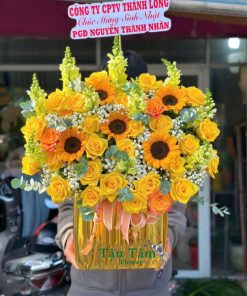 Giỏ hoa tươi Tận Tâm 028