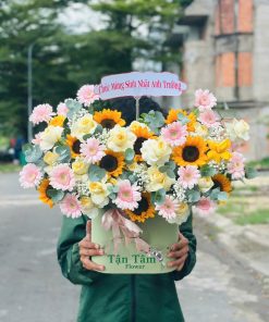 Lẵng hoa tươi Tận Tâm 024