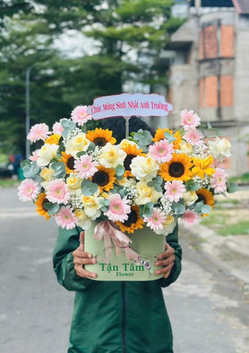 Lẵng hoa tươi Tận Tâm 024
