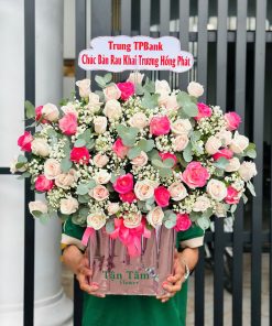 Giỏ hoa tươi Tận Tâm 015