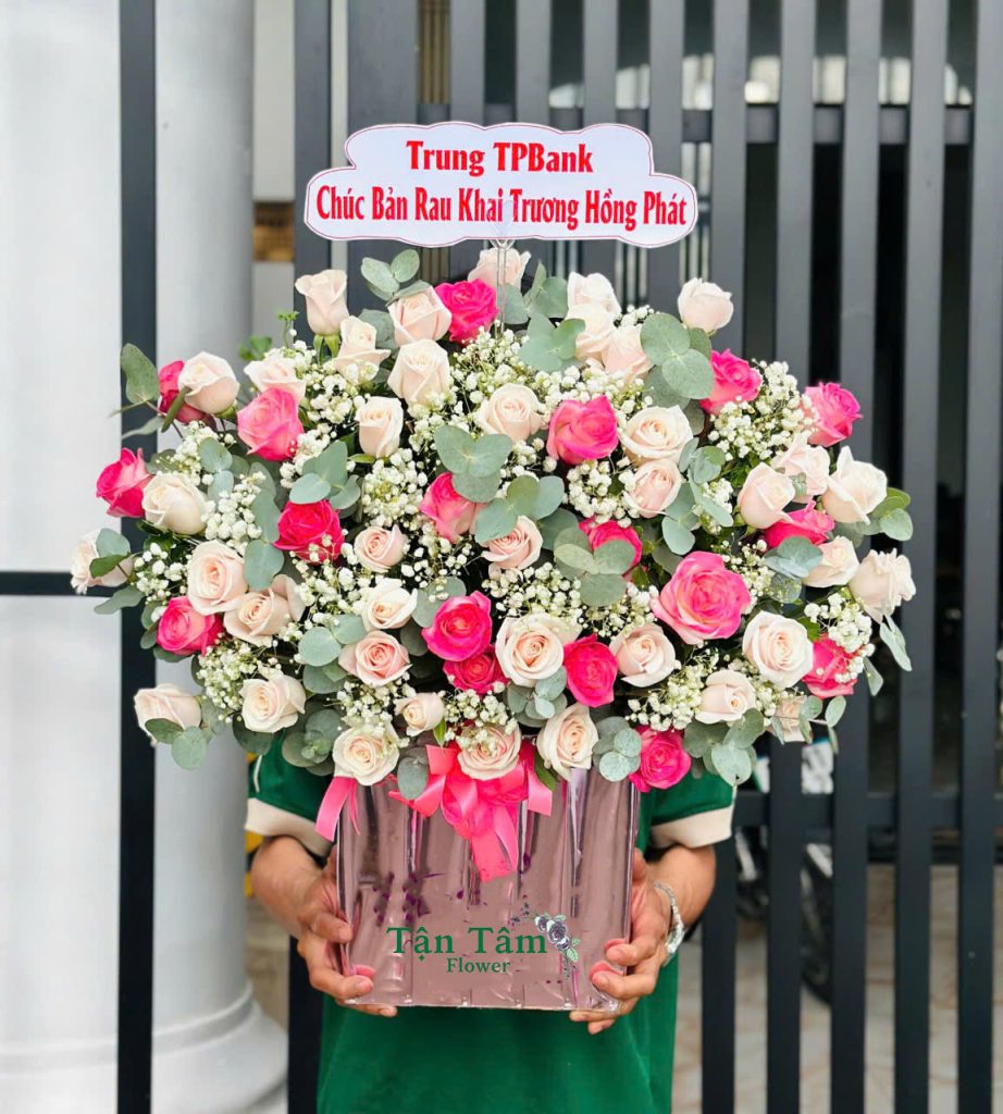 Giỏ hoa tươi Tận Tâm 015