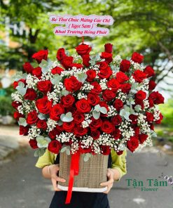 Giỏ hoa tươi Tận Tâm 021