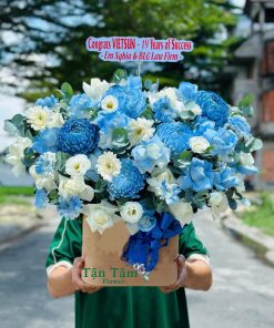 Giỏ hoa tươi Tận Tâm 016