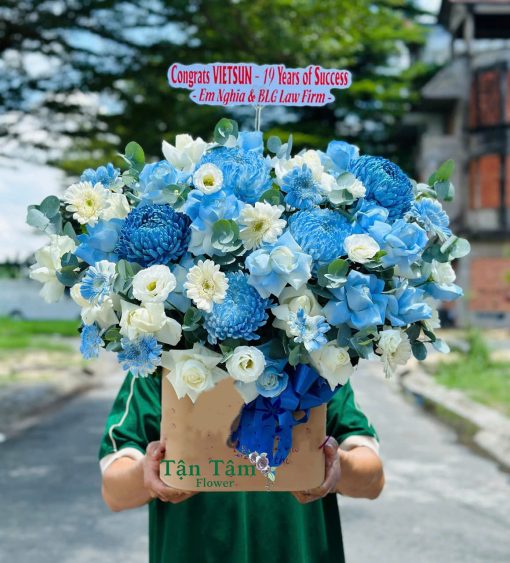 Giỏ hoa tươi Tận Tâm 016