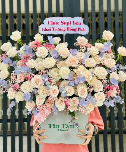 Giỏ hoa tươi Tận Tâm 022