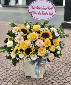 Lẵng hoa tươi Tận Tâm 028