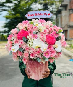 Giỏ hoa tươi Tận Tâm 001