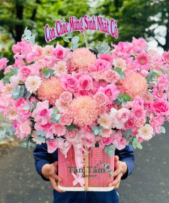 Giỏ hoa tươi Tận Tâm 023