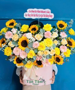 Giỏ hoa tươi Tận Tâm 024