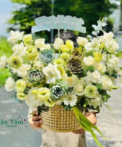 Giỏ hoa tươi Tận Tâm 025