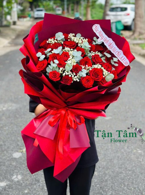 Bó hoa Tận Tâm 025